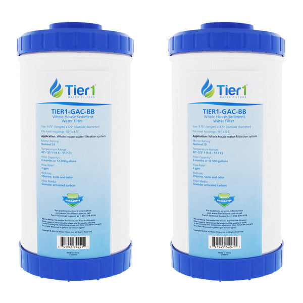 GAC-BB Whole House Filter Replacement Cartridge by Tier1 - Whole House Cartridges - 20.0 - DiscountFilterStore.com
