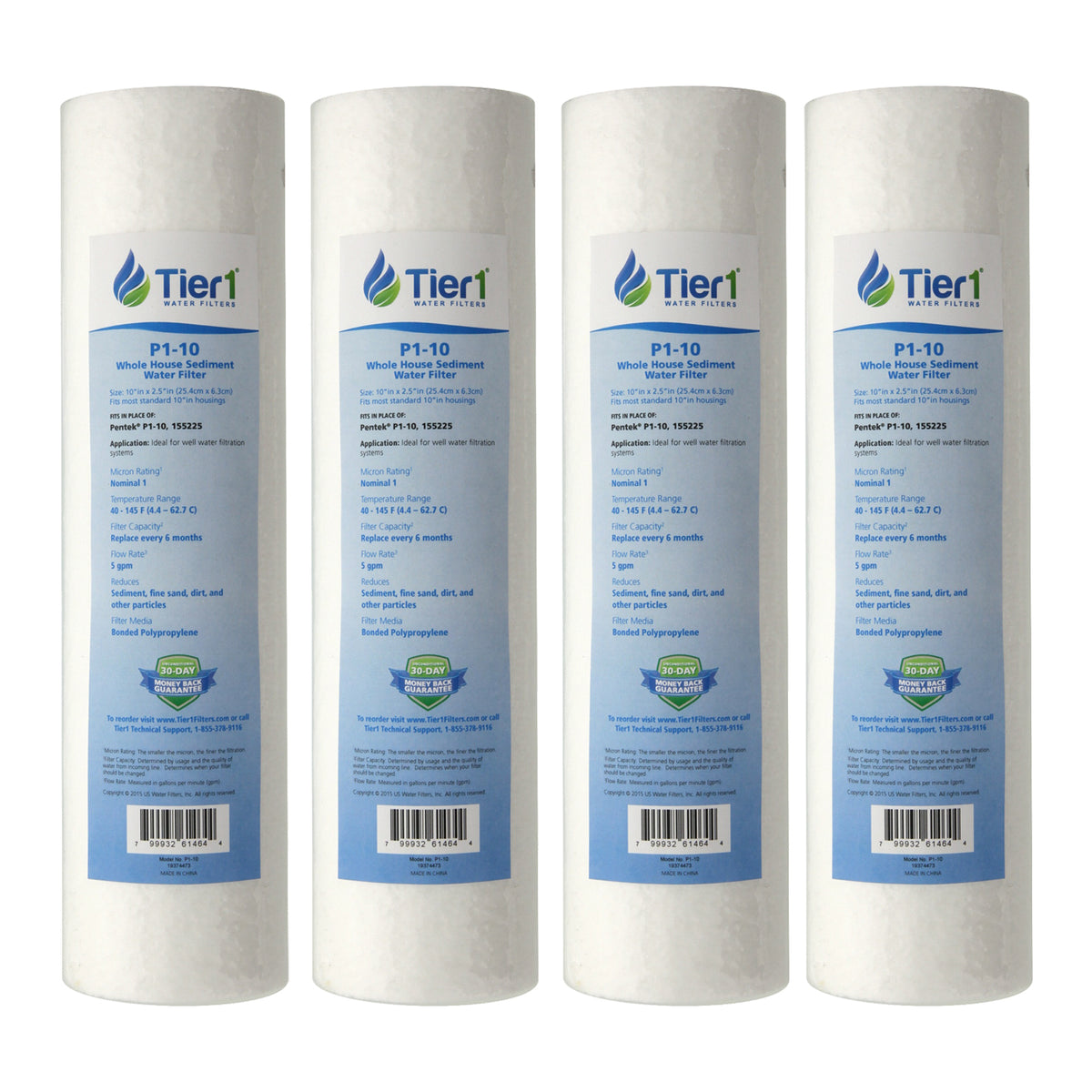 P1 Pentek Comparable Whole House Sediment Water Filter by Tier1 - DiscountFilterStore.com