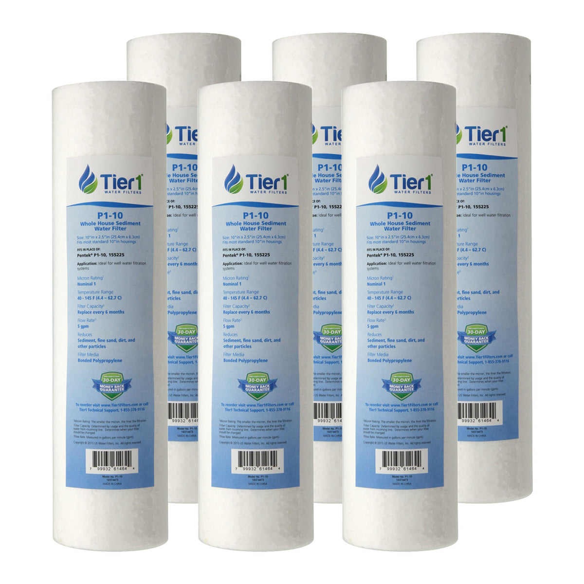 P1 Pentek Comparable Whole House Sediment Water Filter by Tier1 - DiscountFilterStore.com