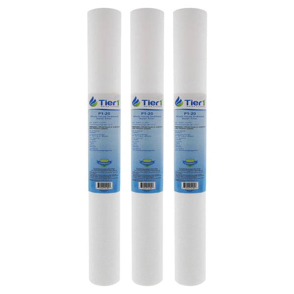 P1-20 Pentek Comparable Sediment Water Filter by Tier1 - Whole House Cartridges - 12.14 - DiscountFilterStore.com