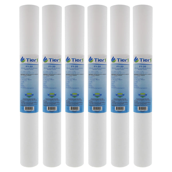 P1-20 Pentek Comparable Sediment Water Filter by Tier1 - Whole House Cartridges - 12.14 - DiscountFilterStore.com