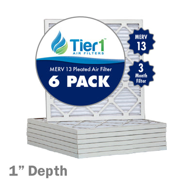 10x10x1 Merv 13 Universal Air Filter By Tier1 (6-Pack) - Air Filters - 162.79 - DiscountFilterStore.com