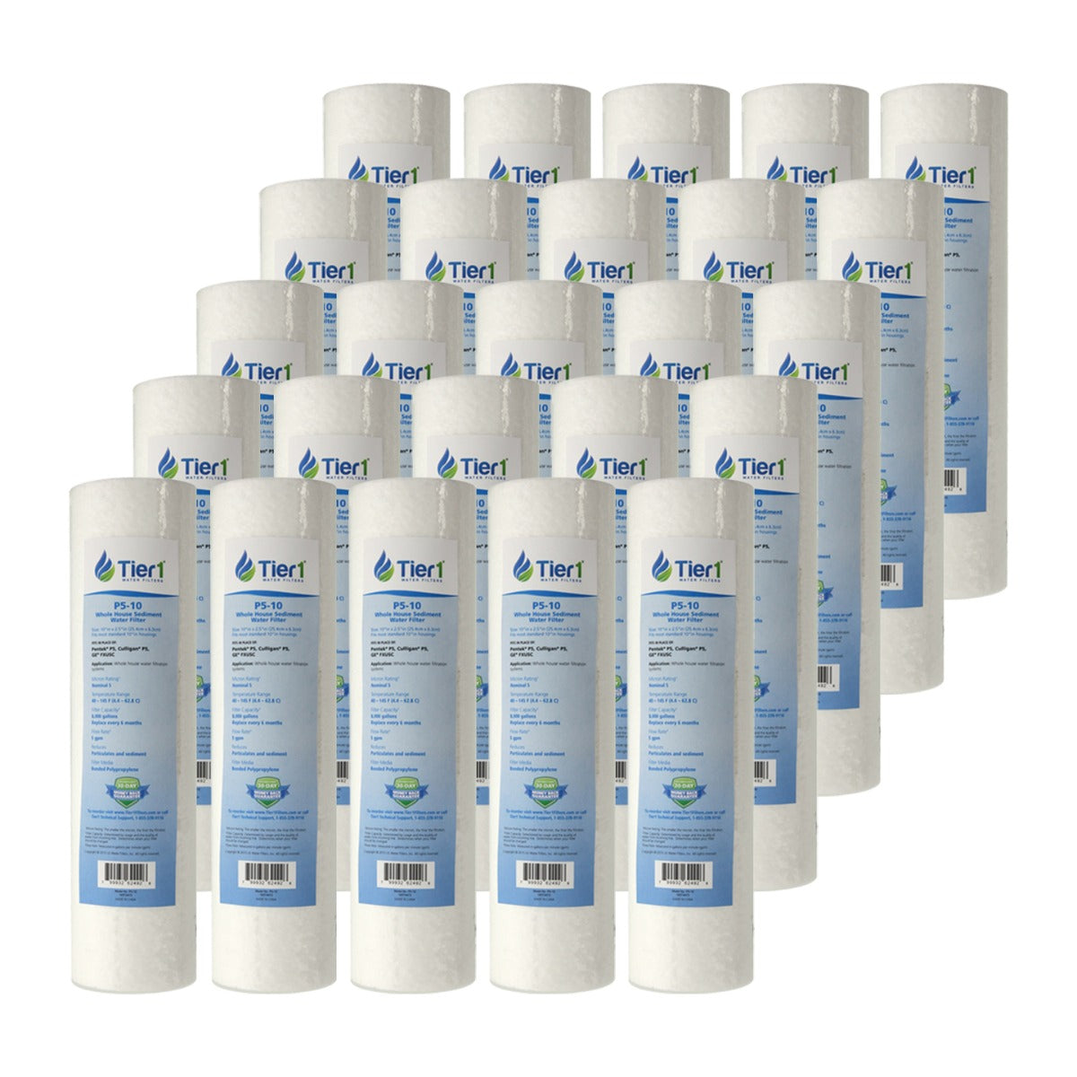 P5 Pentek Comparable Whole House Replacement Sediment Filter Cartridge by Tier1 - DiscountFilterStore.com
