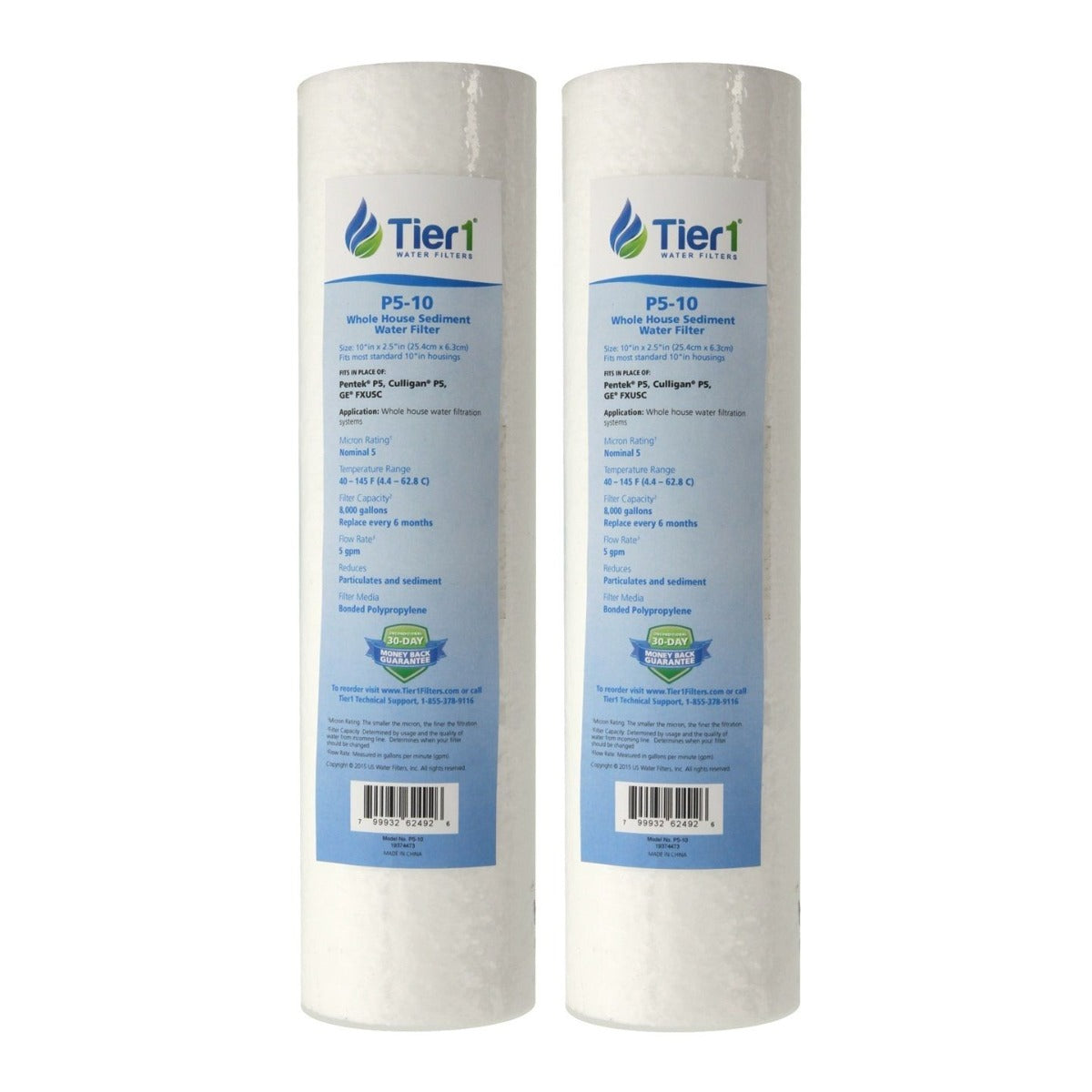 P5 Pentek Comparable Whole House Replacement Sediment Filter Cartridge by Tier1 - DiscountFilterStore.com