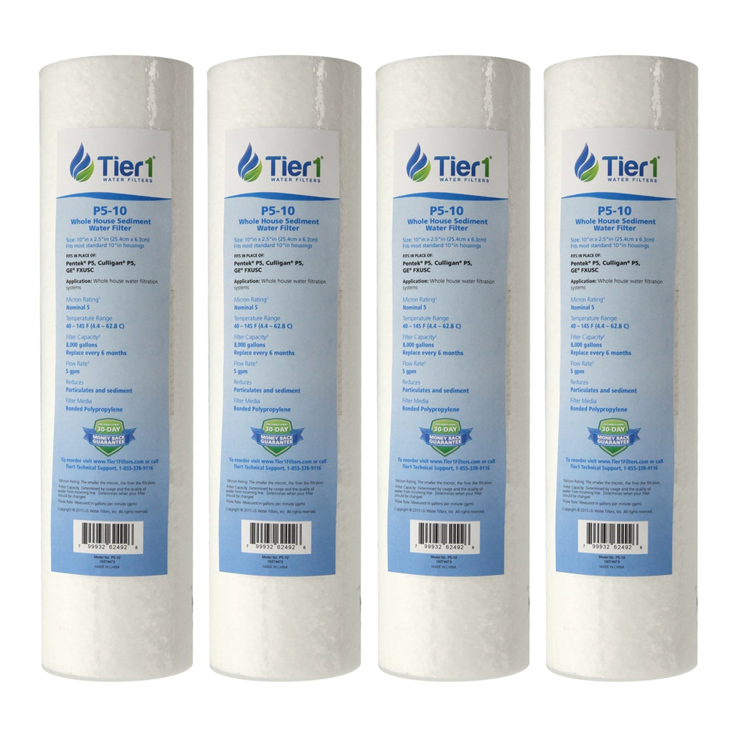 P5 Pentek Comparable Whole House Replacement Sediment Filter Cartridge by Tier1 - DiscountFilterStore.com