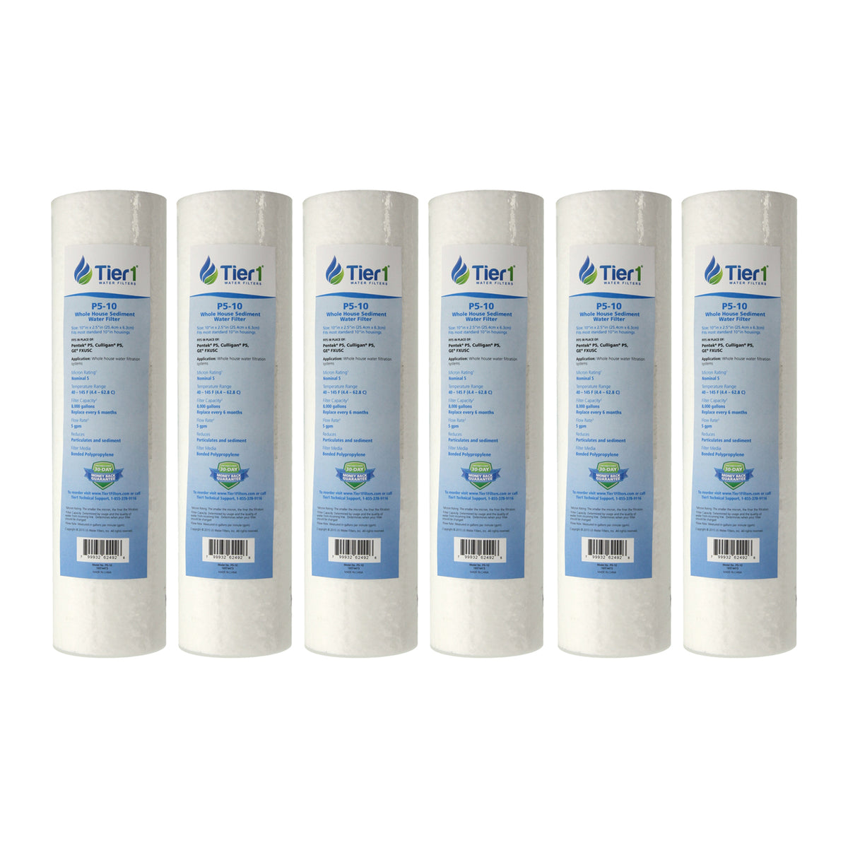 P5 Pentek Comparable Whole House Replacement Sediment Filter Cartridge by Tier1 - DiscountFilterStore.com