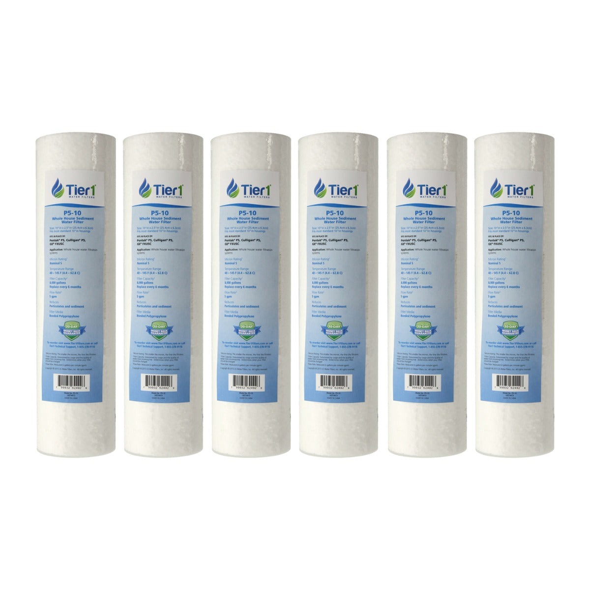 P5 Pentek Comparable Whole House Replacement Sediment Filter Cartridge by Tier1 - DiscountFilterStore.com