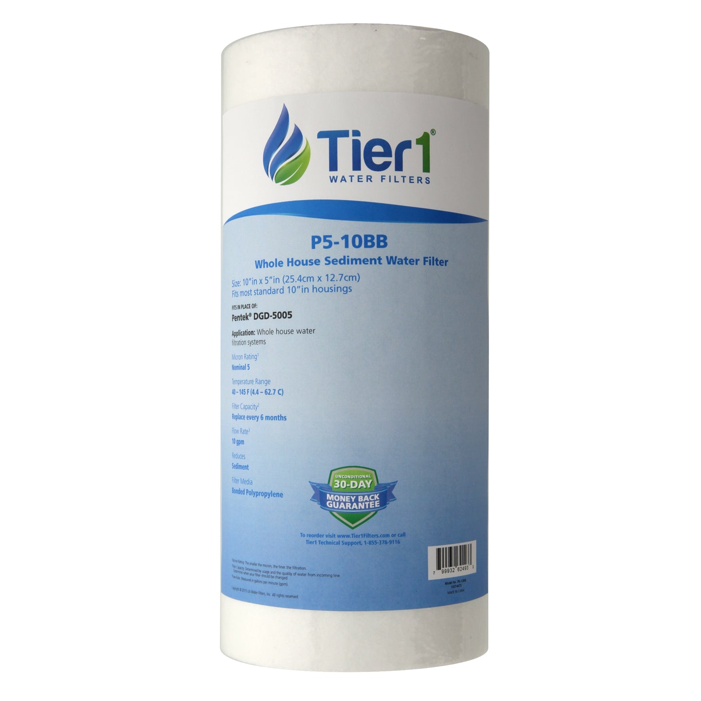 DGD-5005 Pentek Whole House Filter Replacement Cartridge by Tier1 - DiscountFilterStore.com