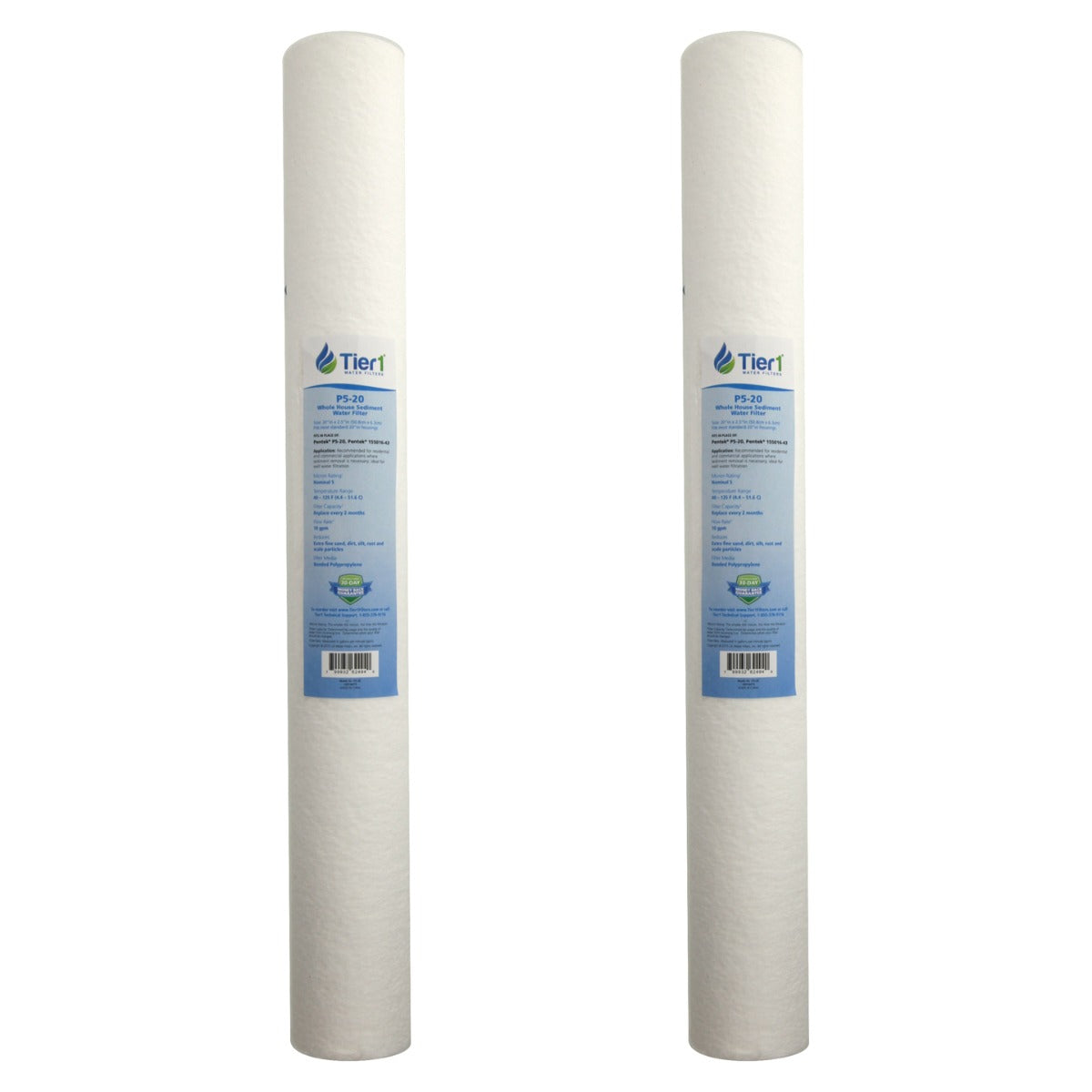 P5-20 Pentek Comparable Whole House Sediment Water Filter by Tier1 - DiscountFilterStore.com
