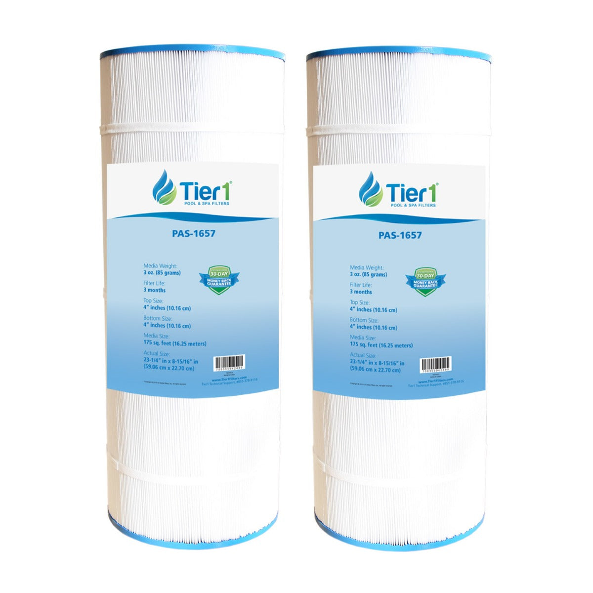23-1/4 x 8-15/16 Inch Tier1 Replacement Pools And Spa Filter For CCX1750-RE & 817-0150N - DiscountFilterStore.com