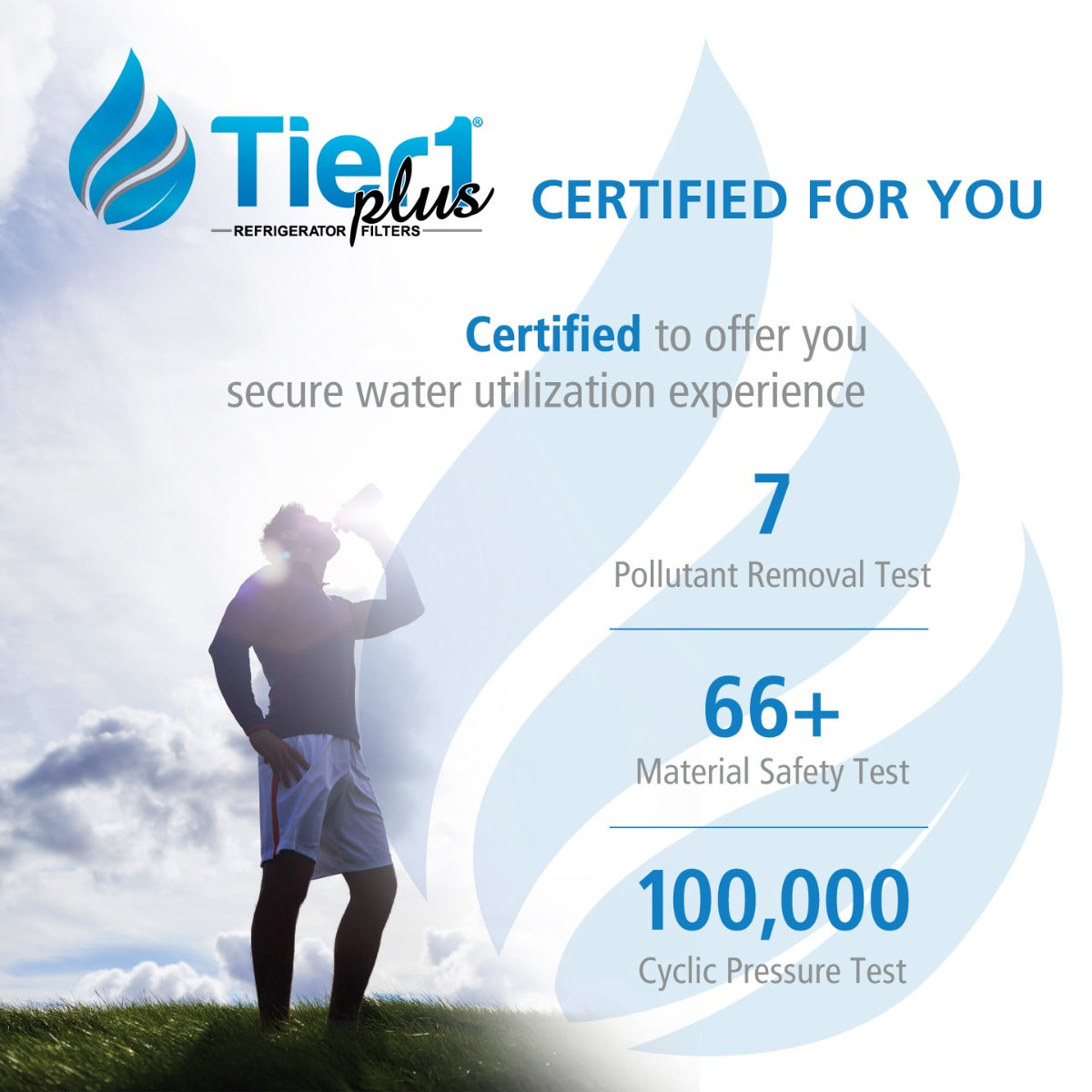 5231JA2006A / LT600P LG Comparable Lead and Mercury Reducing Refrigerator Water Filter By Tier1 Plus - DiscountFilterStore.com