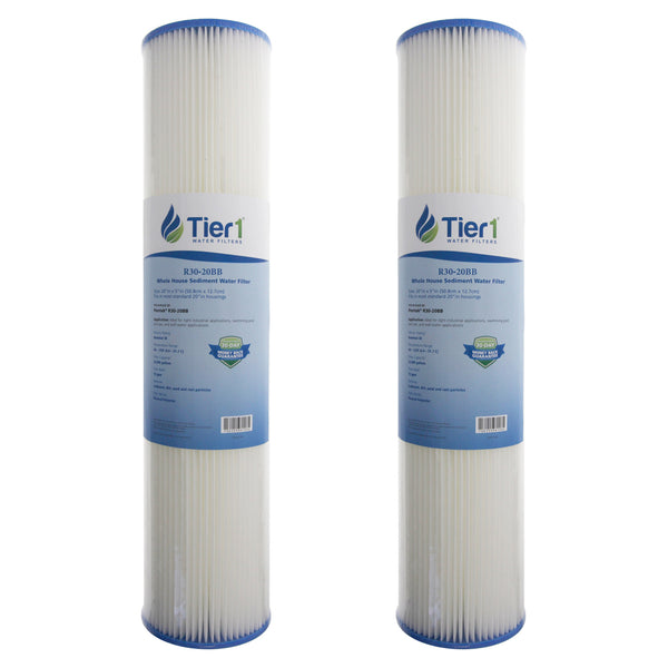 R30-20BB Pentek Comparable Whole House Sediment Water Filter by Tier1 - Whole House Cartridges - 25.09 - DiscountFilterStore.com