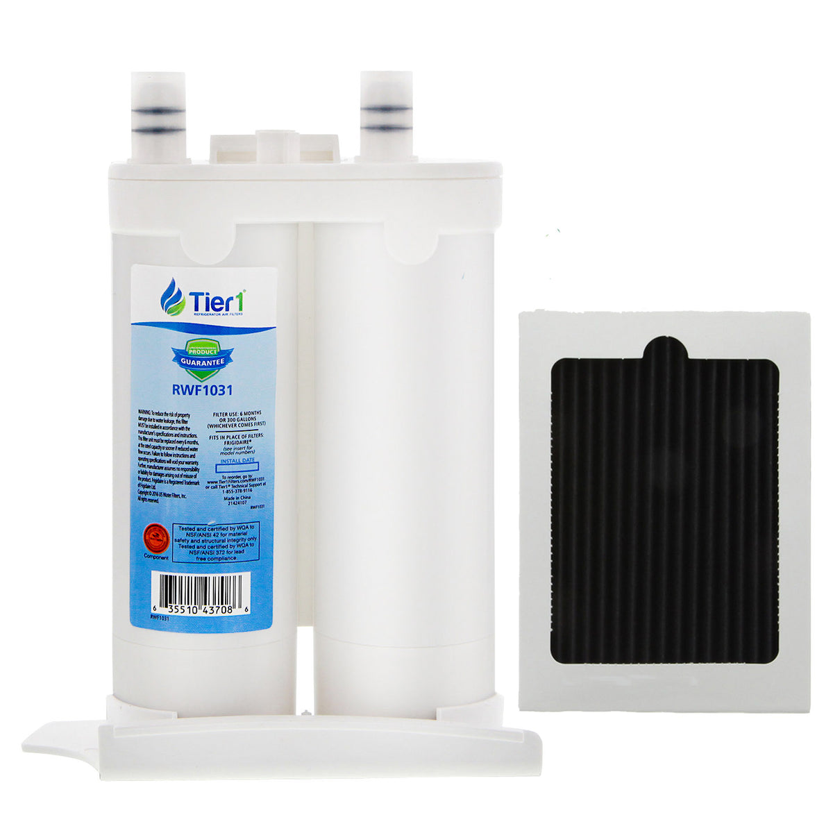 WF2CB Frigidaire and PAULTRA Frigidaire Comparables Refrigerator Water Filter and Air Filter Combo By Tier1 - DiscountFilterStore.com
