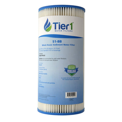 S1-BB Pentek Comparable Whole House Sediment Water Filter by Tier1 - Whole House Cartridges - 9.75 - DiscountFilterStore.com