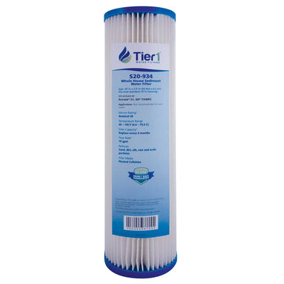 S1 Pentek Comparable Whole House Water Filter by Tier1 - Whole House Cartridges - 6.5 - DiscountFilterStore.com