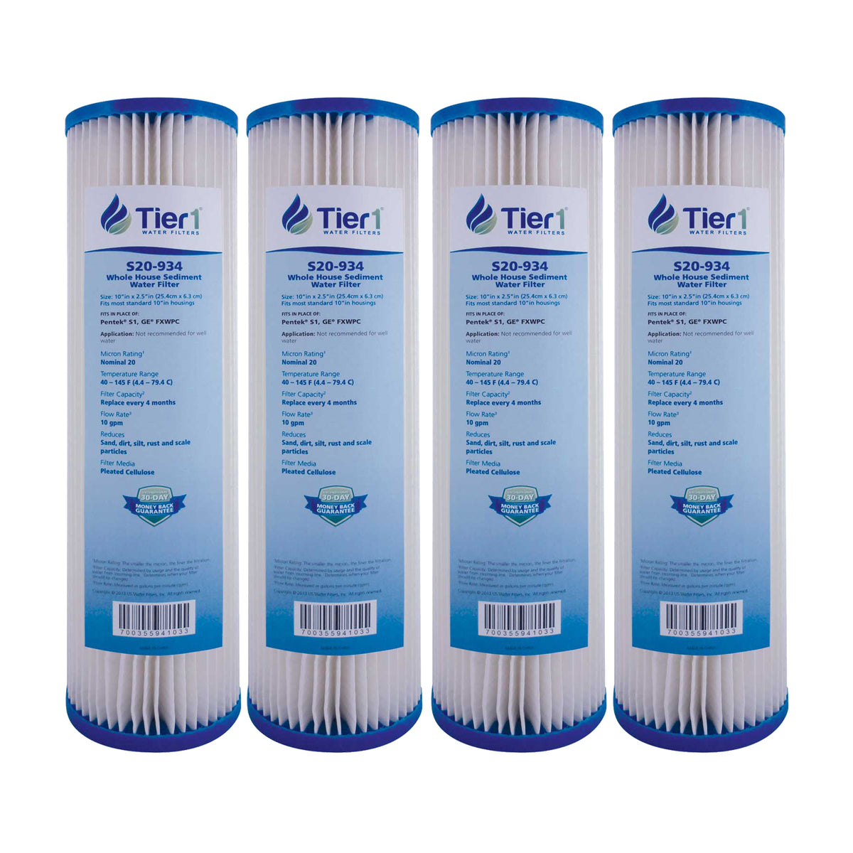 S1 Pentek Comparable Whole House Water Filter by Tier1 - DiscountFilterStore.com