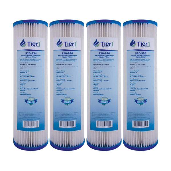S1 Pentek Comparable Whole House Water Filter by Tier1 - Whole House Cartridges - 6.5 - DiscountFilterStore.com