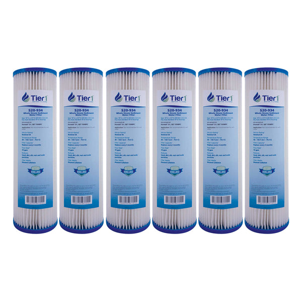 S1 Pentek Comparable Whole House Water Filter by Tier1 - Whole House Cartridges - 6.5 - DiscountFilterStore.com