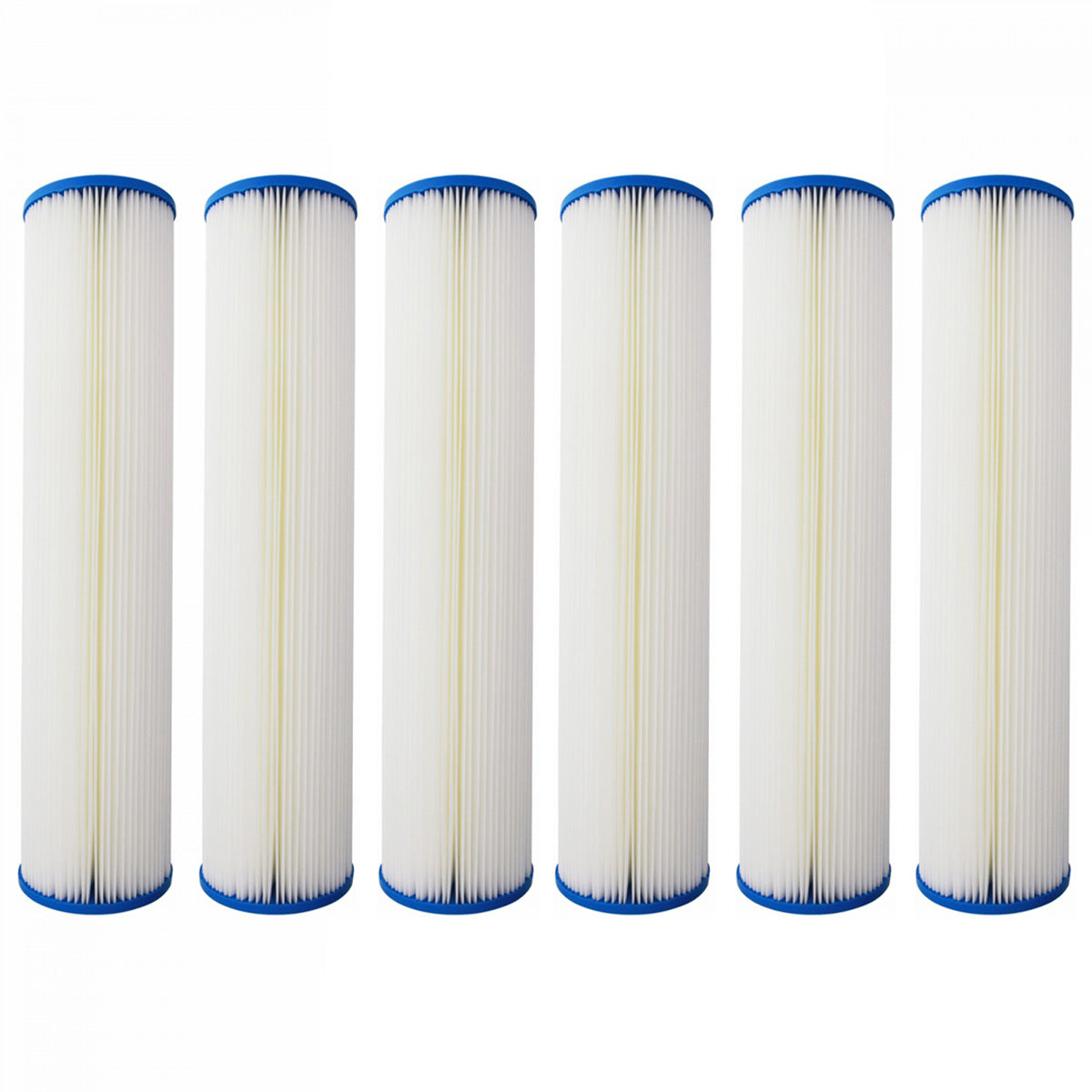 20 inch x 4.5 inch Pleated Sediment Water Filter by Tier1 (20 Micron) - DiscountFilterStore.com