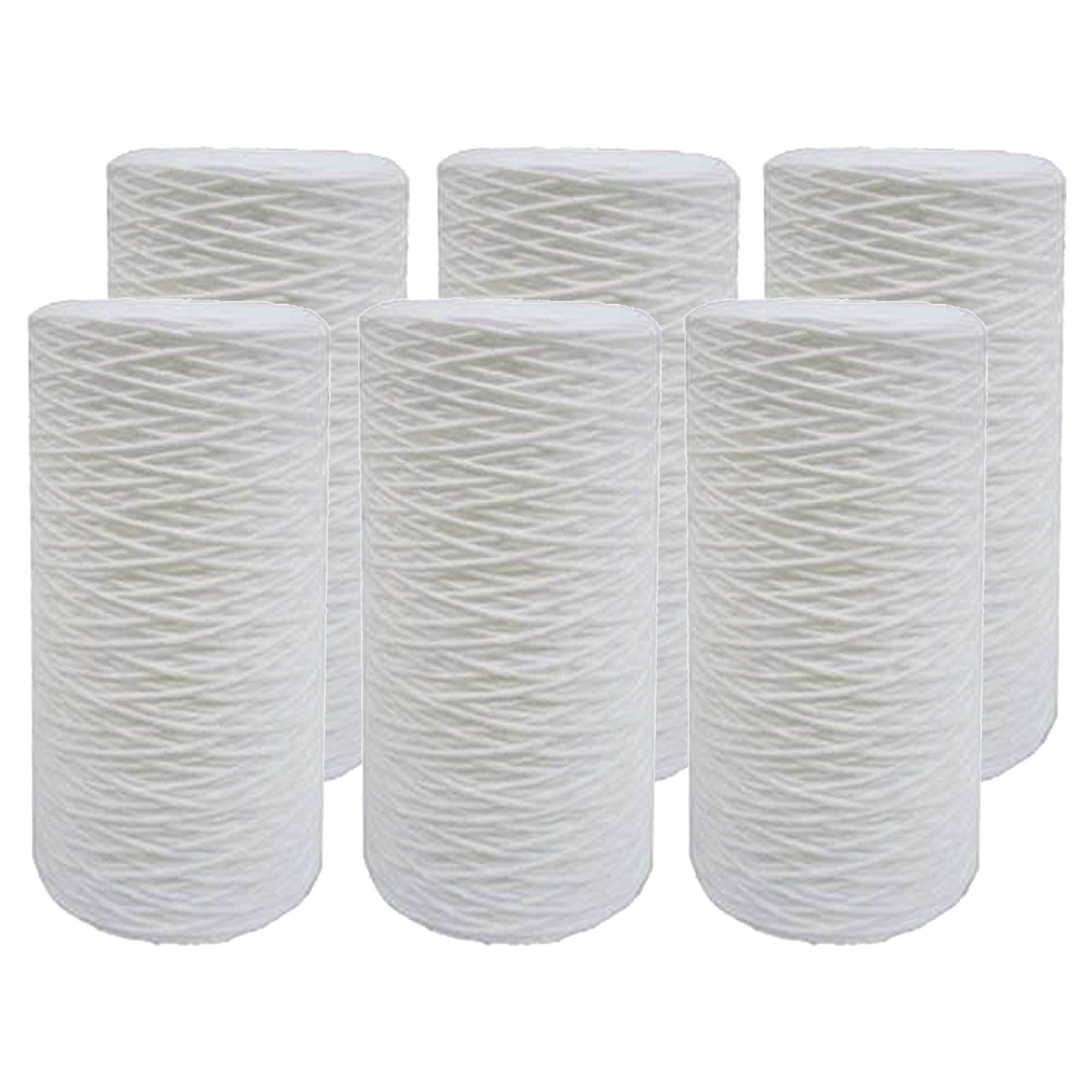 10 inch x 4.5 inch String-Wound Sediment Water Filter by Tier1 (5 Micron) - DiscountFilterStore.com