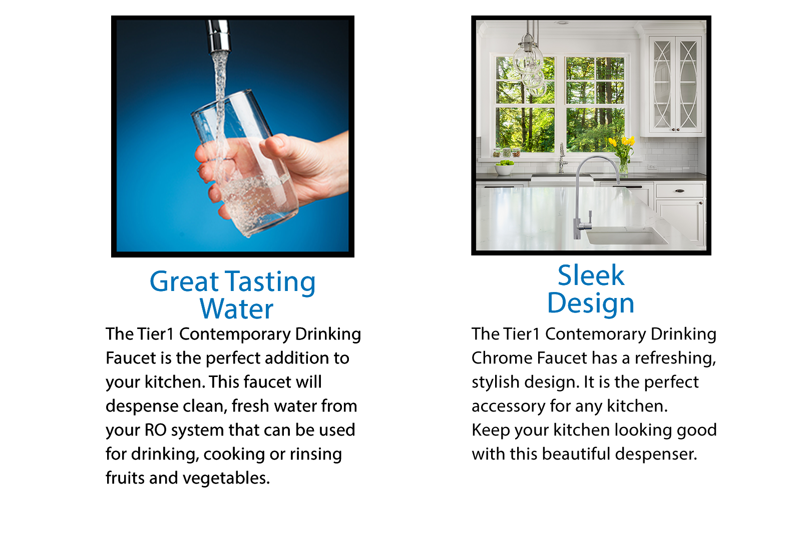 LF-EC25-CP Tier1 Contemporary Ceramic Faucet - Chrome - DiscountFilterStore.com