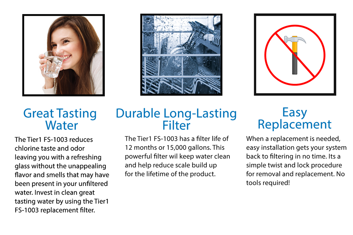 Everpure EV9720-06 Comparable Food Service Replacement Filter by Tier1 - DiscountFilterStore.com