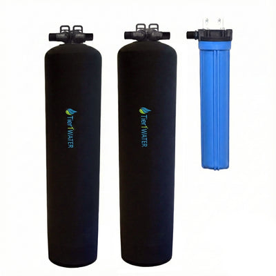 Tier1 Plus Salt-Free Water Softener + 1,000,000 Gallon Premium Carbon System - Whole House Systems - 1397.99 - DiscountFilterStore.com