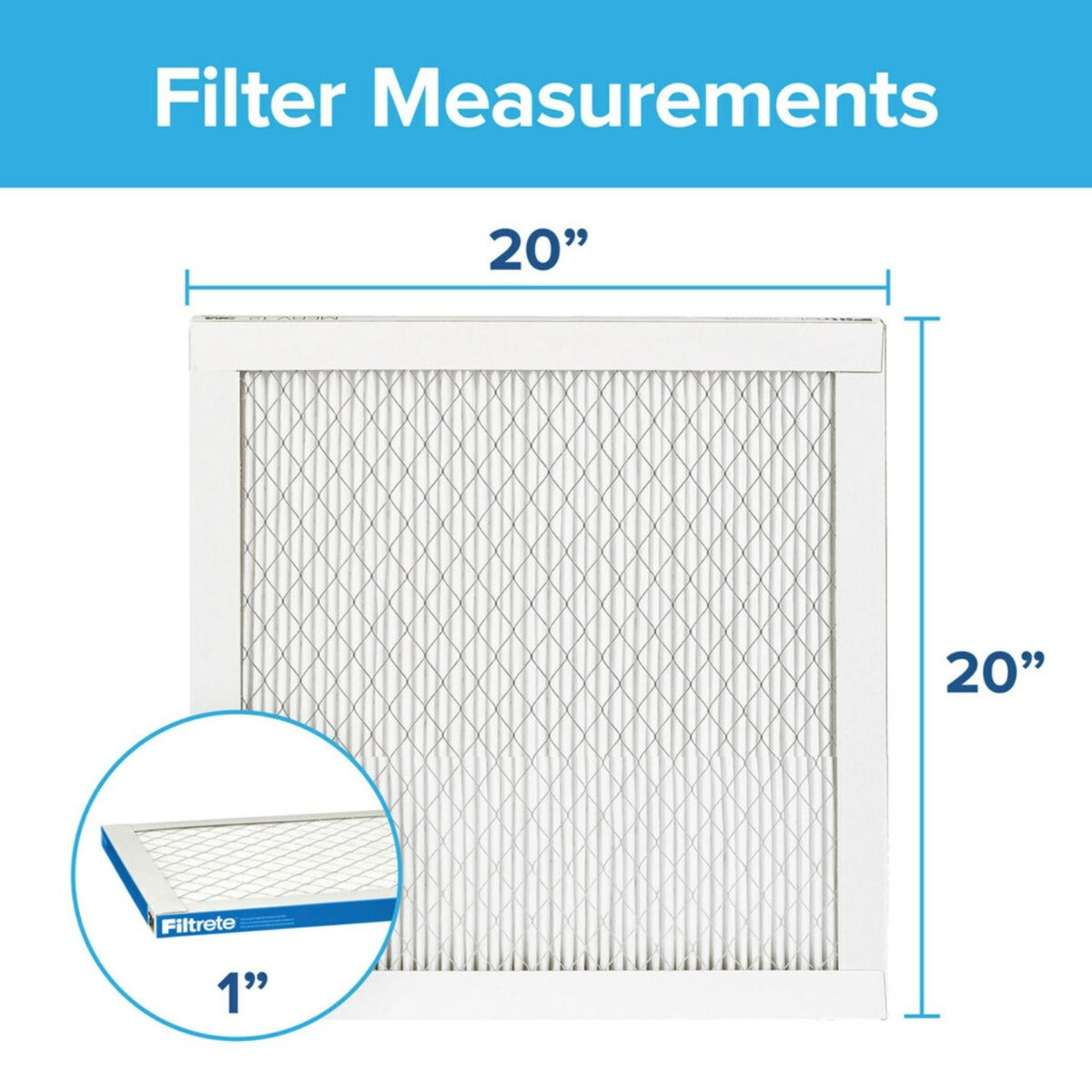 3M Filtrete 1900 Ultimate Allergen, Bacteria & Virus Air Filter - 20x20x1 - DiscountFilterStore.com