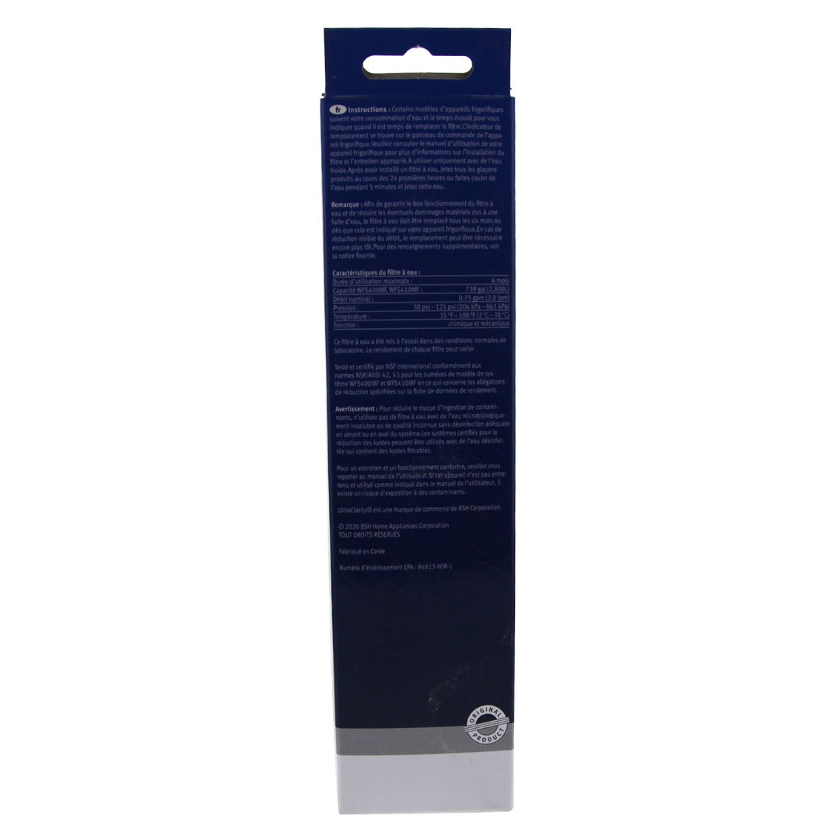 9000 077104 Bosch UltraClarity REPLFLTR10 Refrigerator Water Filter - DiscountFilterStore.com