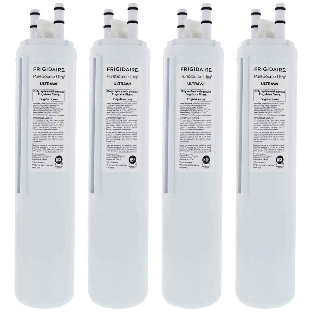ULTRAWF Frigidaire PureSource Ultra Refrigerator Water Filter 4 Pack- DiscountFilterStore.com