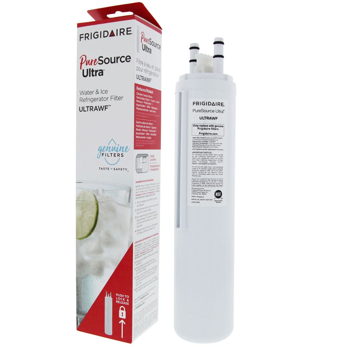 ULTRAWF Frigidaire PureSource Ultra Refrigerator Water Filter Filter and Box- DiscountFilterStore.com