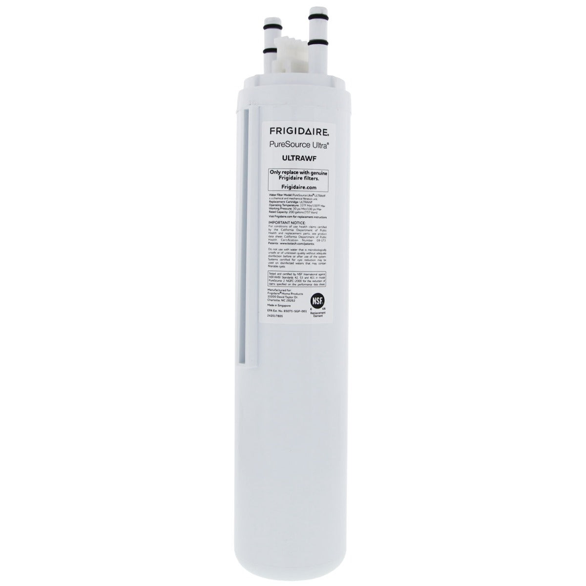 ULTRAWF Frigidaire PureSource Ultra Refrigerator Water Filter Filter Front- DiscountFilterStore.com