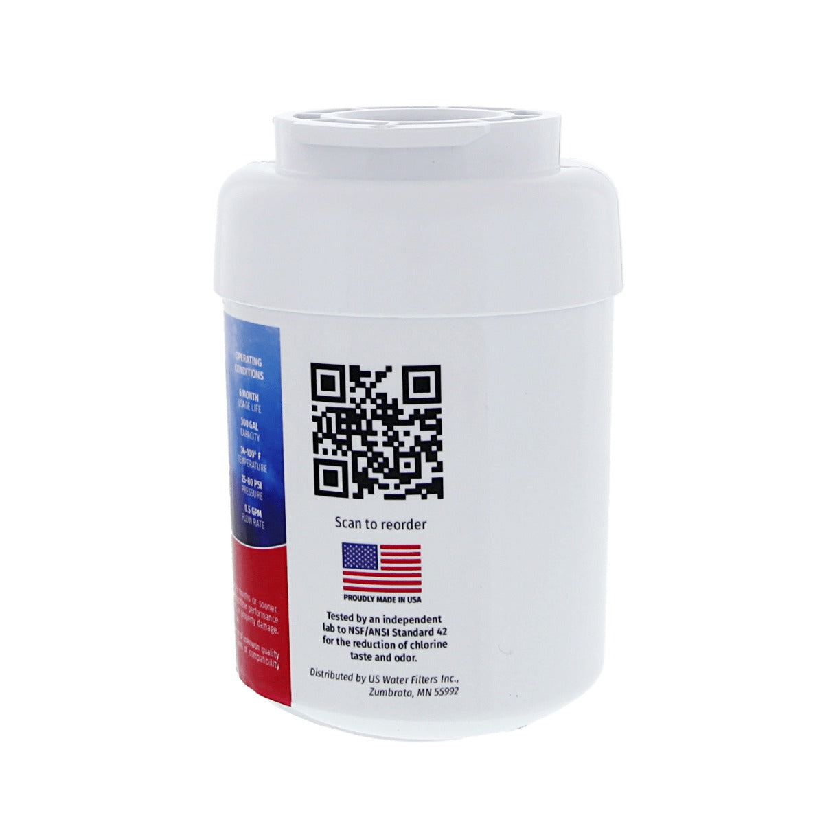 MWF GE SmartWater Refrigerator Water Filter Replacement by USWF - DiscountFilterStore.com