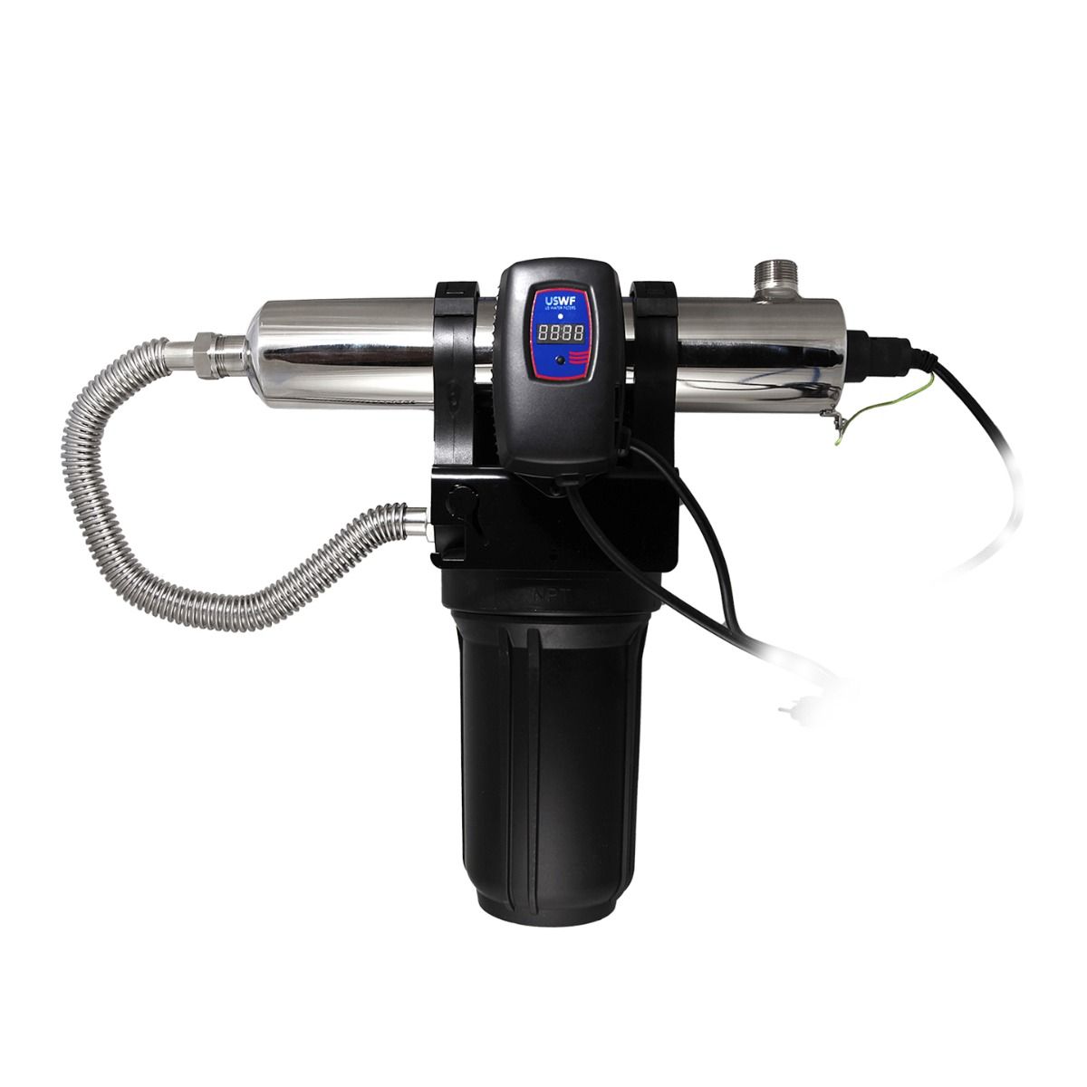 USWF-4CR1 Rack Mounted Whole House Ultraviolet Light Disinfection System 8 GPM - DiscountFilterStore.com