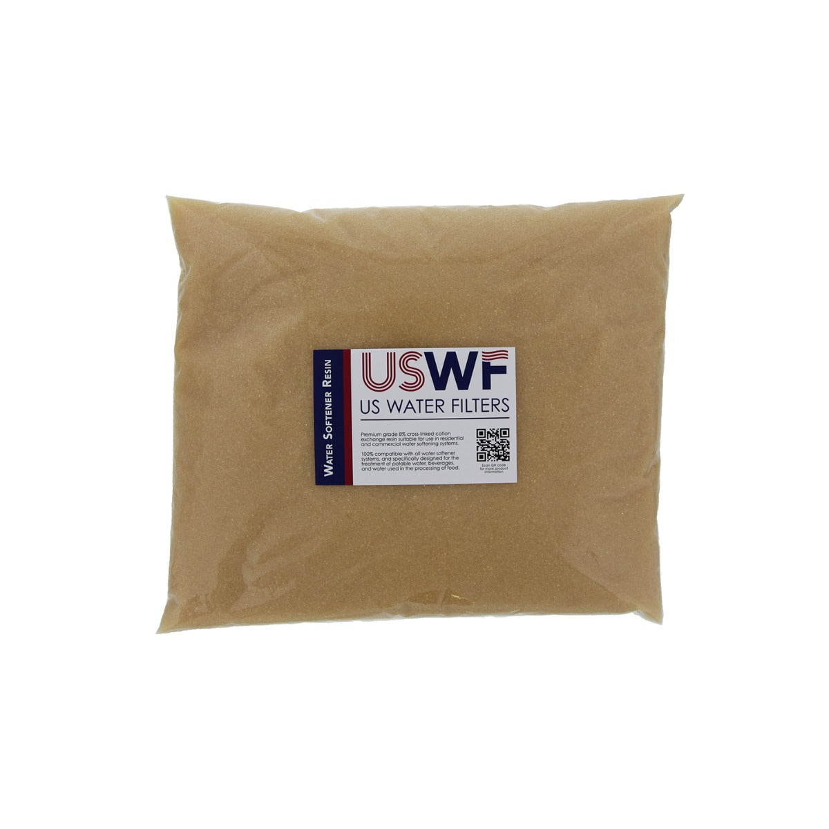 USWF 12 lbs. 1/4 cu. ft. Ion Exchange Water Softener Resin - DiscountFilterStore.com