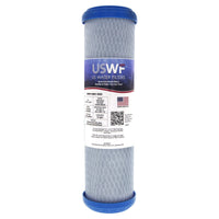 USWF Coconut Carbon Block Filter 0.5 Micron 10"x2.5" - DiscountFilterStore.com