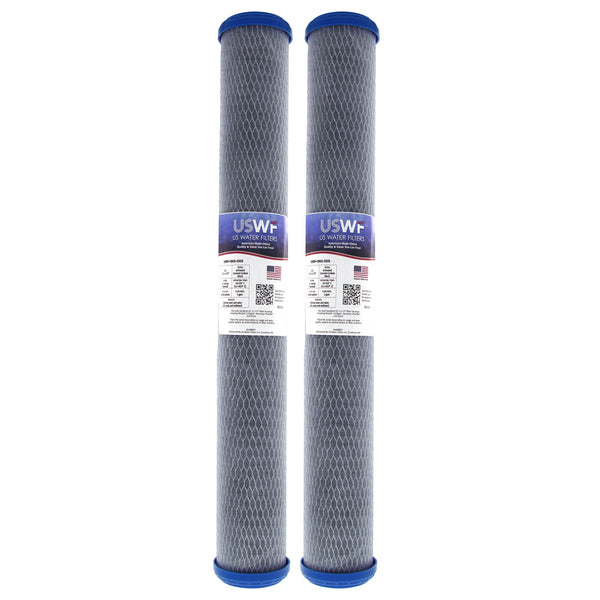 USWF Coconut Carbon Block Filter 0.5 Micron 20"x2.5" - Whole House Cartridges - 33.79 - DiscountFilterStore.com
