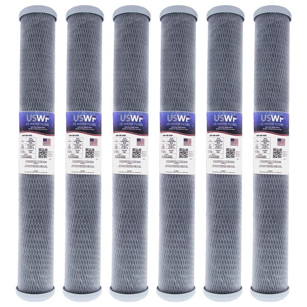 USWF Coconut Carbon Block Filter 5 Micron 20"x2.5" - Whole House Cartridges - 29.69 - DiscountFilterStore.com