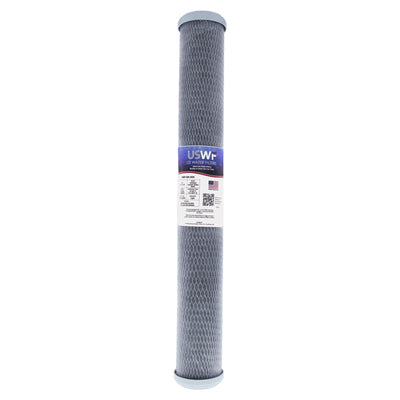 USWF Coconut Carbon Block Filter 5 Micron 20"x2.5" - Whole House Cartridges - 29.69 - DiscountFilterStore.com