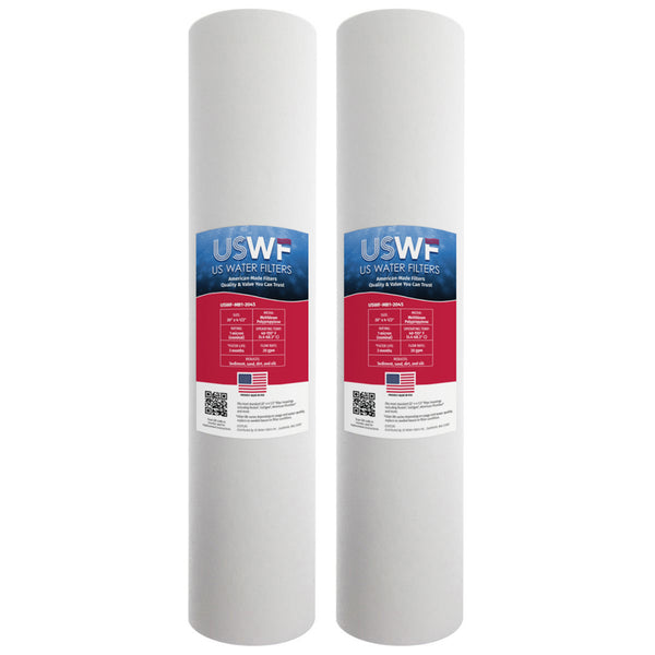 USWF 1 Micron 20"x4.5" Melt Blown Sediment Filter - Whole House Cartridges - 19.85 - DiscountFilterStore.com