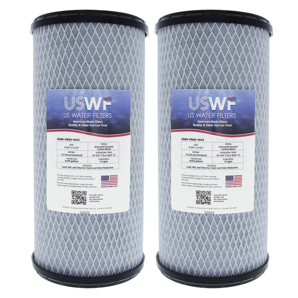 USWF Lead Reducing Carbon Block Filter 0.5 Micron 10"x4.5" - Whole House Cartridges - 56.01 - DiscountFilterStore.com