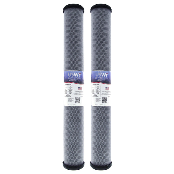USWF Lead Reducing Carbon Block Filter 0.5 Micron 20"x2.5" - Whole House Cartridges - 39.41 - DiscountFilterStore.com