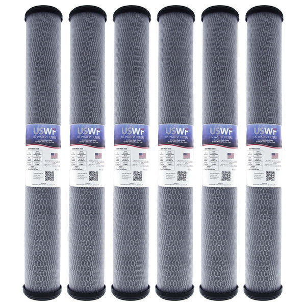 USWF Lead Reducing Carbon Block Filter 0.5 Micron 20"x2.5" - Whole House Cartridges - 39.41 - DiscountFilterStore.com