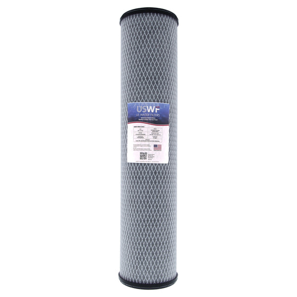 USWF Lead Reduction 2-Stage Whole House Water Filtration System, Sediment and Lead Reduction Carbon Block, 3/4" Inlet/Outlet - Whole House Systems - 190.76 - DiscountFilterStore.com