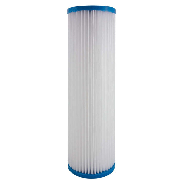 USWF 20 Micron 10"x2.5" Pleated Polyester Sediment Filter - Whole House Cartridges - 6.32 - DiscountFilterStore.com