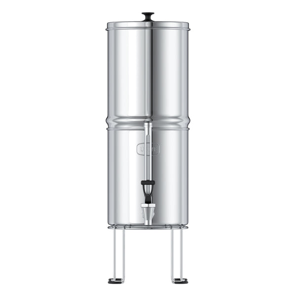 USWF 2.25 Gallon Stainless Steel Gravity Fed Filter System - Countertop & Faucet Filters - 174.49 - DiscountFilterStore.com