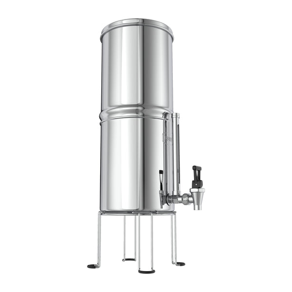USWF 2.25 Gallon Stainless Steel Gravity Fed Filter System with Fluoride Filtration - Countertop & Faucet Filters - 124.0 - DiscountFilterStore.com
