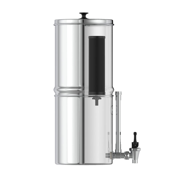 USWF 2.25 Gallon Stainless Steel Gravity Fed Filter System - Countertop & Faucet Filters - 174.49 - DiscountFilterStore.com
