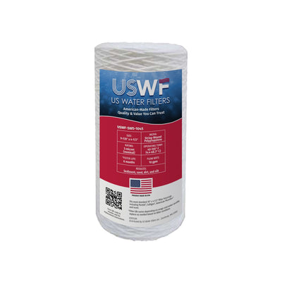 USWF 5 Micron 10"x4.5" String Wound Sediment Filter - Whole House Cartridges - 14.44 - DiscountFilterStore.com