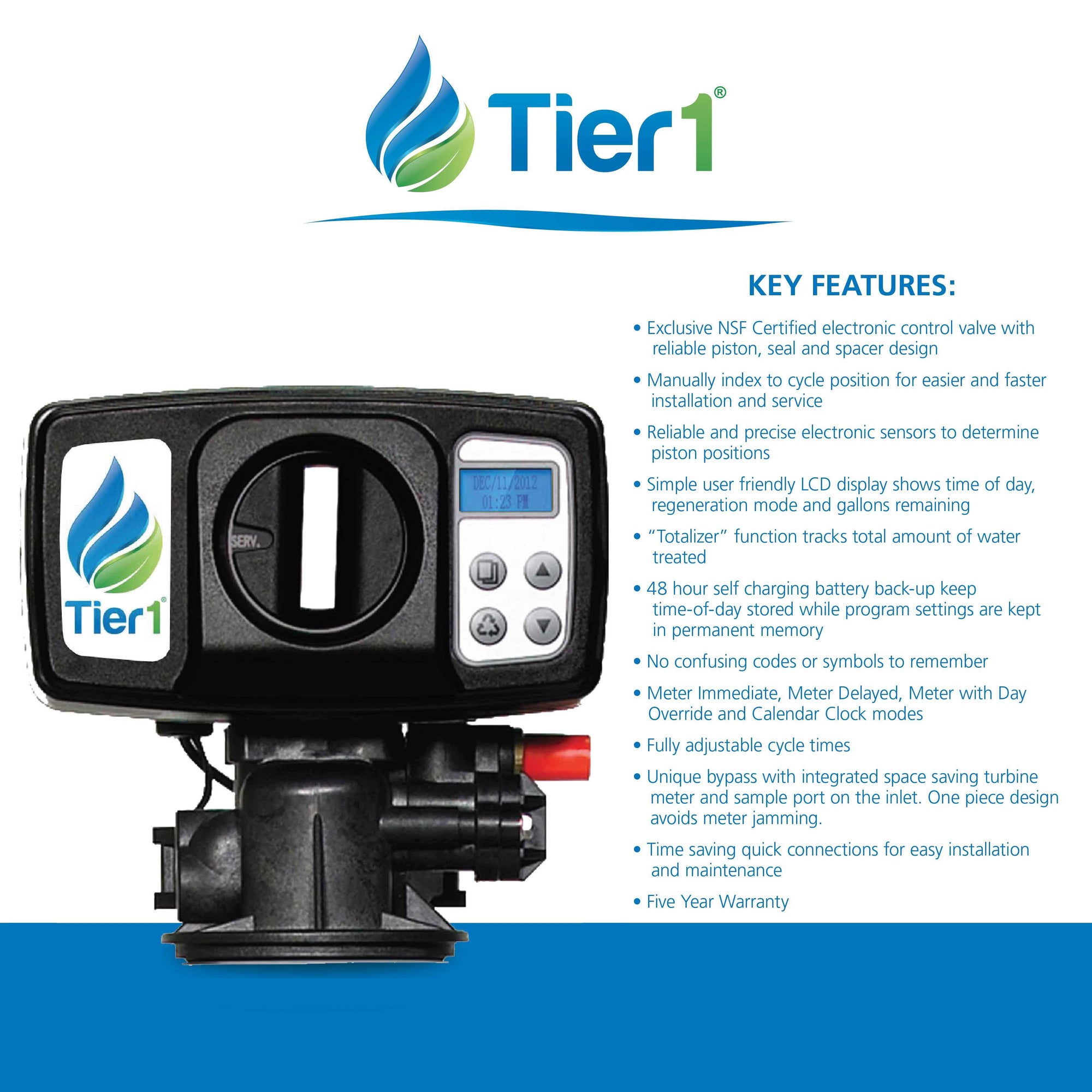Precision Series Whole House Water Filtration System for Chloramine and Chlorine, Taste & Odor Reduction by Tier1 for 4 - 6 Bathrooms - DiscountFilterStore.com